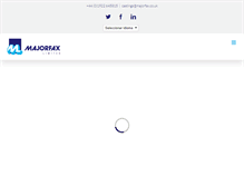 Tablet Screenshot of majorfax.co.uk